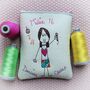 Personalised Embroidered Dancing Queen Purse, thumbnail 5 of 12