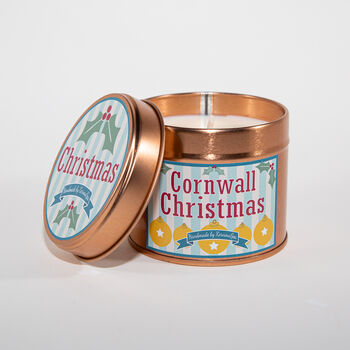 Cornwall Christmas Spiced Apple Candle, 2 of 2