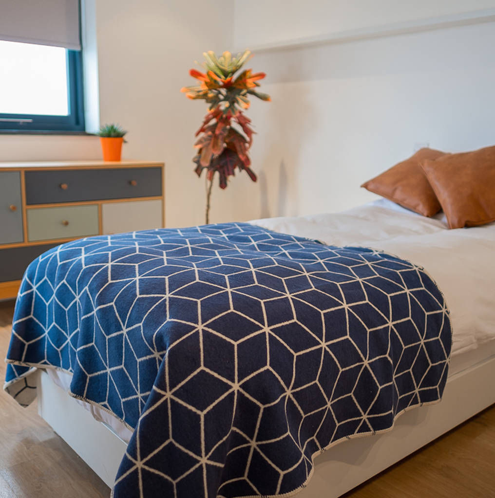 supersoft geometric blanket by atlantic blankets