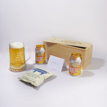 Craft Beer Hamper With Engraved Glass Tankard, 2 of 5