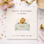 Personalised Birthday Card A Little Toast, thumbnail 1 of 3