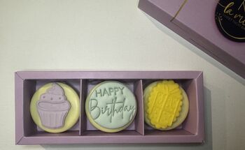 Personalised Birthday Chocolate Coated Oreo Triple Gift, 2 of 8