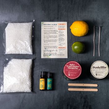 Pisces Mango And Papaya Candle And Cocktail Making Kit, 6 of 7
