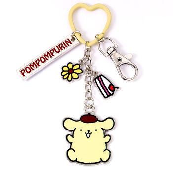 Hello Kitty Pompompurin Keyring With Charms, 3 of 5