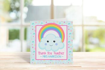 Cute Thank You Teacher Cards, 7 of 8