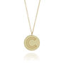 Personalised Gold Plated Silver Facett Initial Necklace, thumbnail 6 of 8
