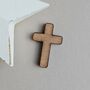 Wooden Cross Pocket Token, thumbnail 1 of 2