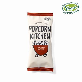 Vegan Chocolate Brownie Popcorn 30g X 12 Bags, 3 of 4