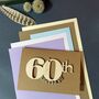 Personalised Wooden 60th Birthday Card, thumbnail 10 of 10