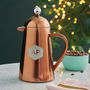Personalised Geometric Copper Coffee Pot, thumbnail 5 of 7