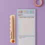 Colourful To Do List Note Pad And Deskpad Set | Daily Tear Off Notepad, thumbnail 9 of 9