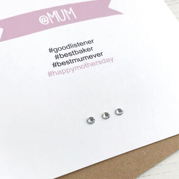 Personalised Hashtag Card For Mum, 2 of 6