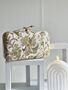 Florentine Embroidered Bird Clasp Clutch, thumbnail 1 of 9