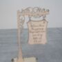 3D Wood Victorian Lamp Post Card, thumbnail 5 of 6