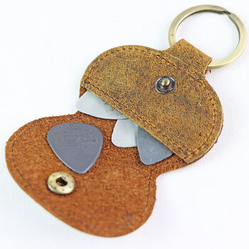 Personalised Leather Guitar Pick Holder, 3 of 12