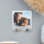 Personalised 11 Year Anniversary Steel Photo Key Hook, thumbnail 2 of 4