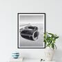 Aircraft Engine A4 Travel Art Print, thumbnail 1 of 4