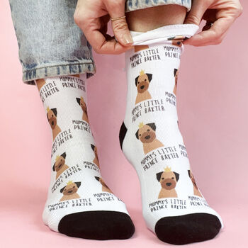 Personalised Little Prince, Dog Socks, 11 of 11