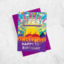 50 Fest Festival Theme 50th Birthday Card 50 Fest, thumbnail 1 of 2