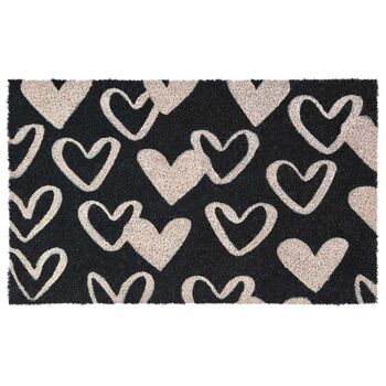 My Mat Printed Coir Doormat Multi Hearts 45 X 75, 2 of 2