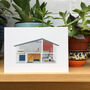 'Mid Century Dolls House' Greetings Card, thumbnail 1 of 3
