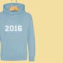 'Birth Year' Personalised Hoodie For Boys And Girls, thumbnail 5 of 8