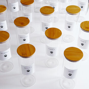 Personalised Pet Food And Treat Storage Jar, 7 of 8