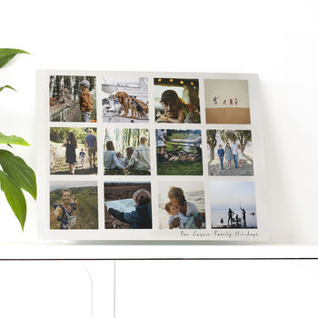 Personalised Family Holiday Memories Photo Plate, 3 of 6