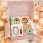 Crystal Candle And Jade Aromatherapy Bracelet Gift Set For Relaxation, Mindfulness, Self Care And Meaningful Wellness Gifting, thumbnail 4 of 10