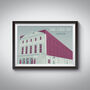 The Old Vic London Travel Poster Art Print, thumbnail 1 of 6