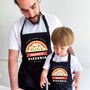 Personalised Daddy And Me Pizza Apron Set, thumbnail 1 of 7