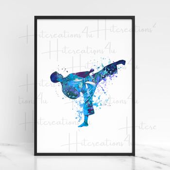 Personalised Martial Arts Print, 2 of 7