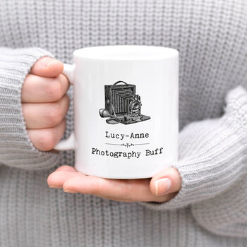 Gift For Photographers 'Photography Buff' Mug, 2 of 8