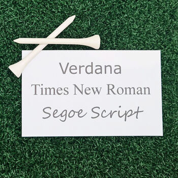 Three Branded Golf Balls Personalised With ''This Ball Was Lost By .. ..'', 6 of 7