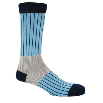 Men's Luxury Sock Bundle Oxford Stripe, 4 of 4