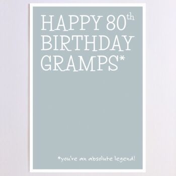 Personalised Favourite Birthday Card, 8 of 10
