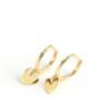 Gold Plated Or Sterling Silver Love Heart Hoop Earrings, thumbnail 4 of 7