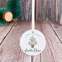 Personalised Christmas Ornament For Auntie, thumbnail 2 of 6