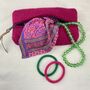 Fair Trade Small Boxy Felt Pouch Pencil Case Desk Tidy, thumbnail 5 of 11