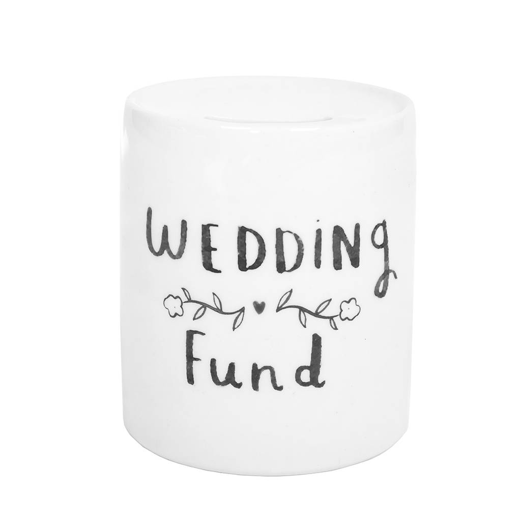 Wedding Fund Money Box By Ellie Ellie