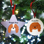 Cavalier Christmas Dog Breed Decoration Personalised, thumbnail 8 of 9