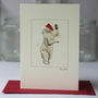 Four Christmas Party Hat Cards, thumbnail 2 of 2
