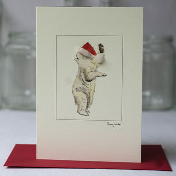 Four Christmas Party Hat Cards, 2 of 2