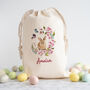 Personalised Floral Bunny Sack, thumbnail 2 of 4