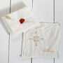 Personalised Cross Stitch Embroidered Comforter, thumbnail 2 of 4