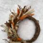 Large Dried Flower Autumn Wreath, thumbnail 12 of 12