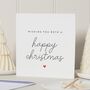 Personalised Both Of You Couple Christmas Card, thumbnail 1 of 7