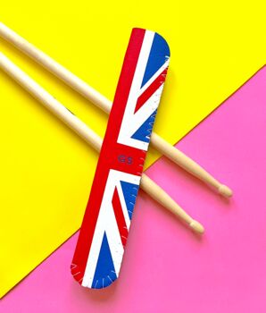 Union Jack Personalised Drum Stick Holder, 2 of 6