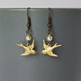 Bird And Pearl Earrings, thumbnail 1 of 7