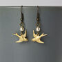 Bird And Pearl Earrings, thumbnail 1 of 6